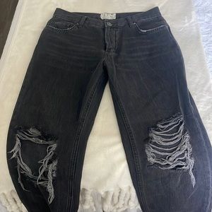 Cropped free people jeans